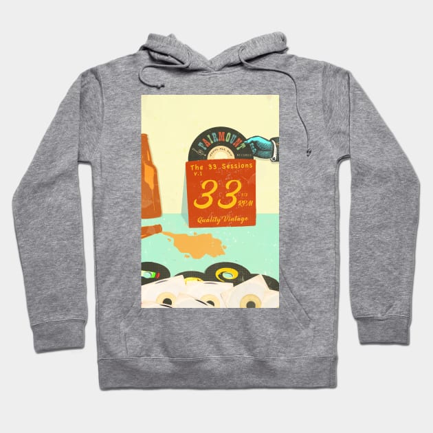 VINTAGE RECORDS Hoodie by Showdeer